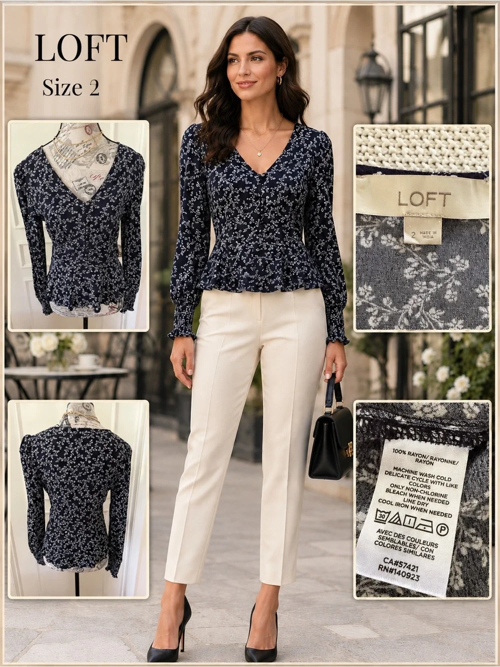 LOFT beautiful blouse